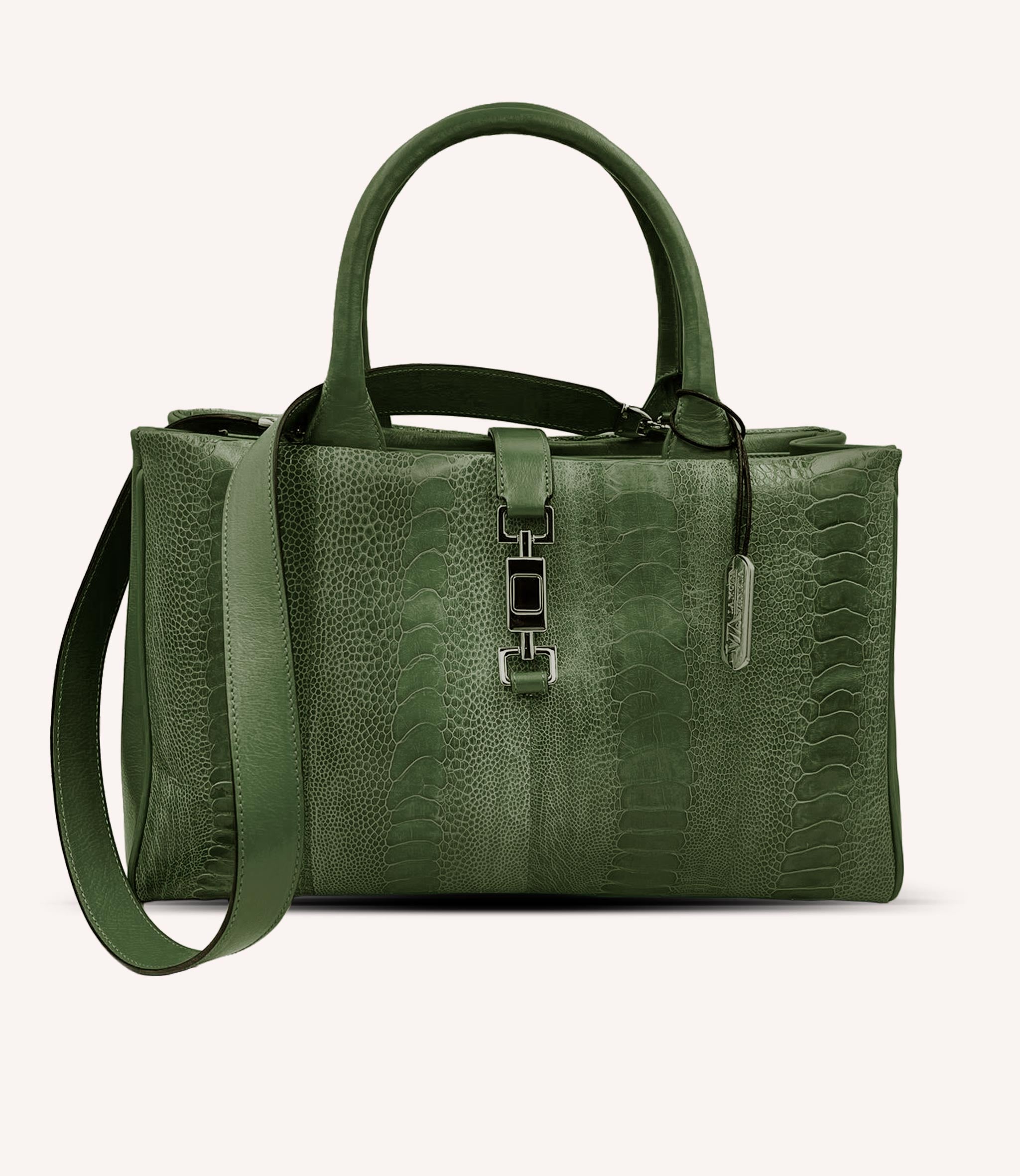 ALKE - Ostrich Leg Handbag | Via La Moda