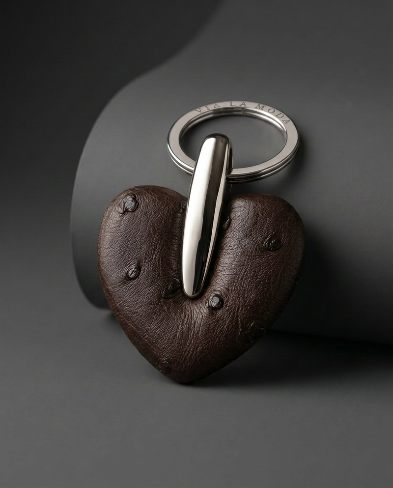 Heart Shaped Keyring - Ost Quill Nicotine