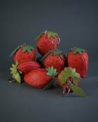Large Strawberry Coin Pouch - Ost Quill