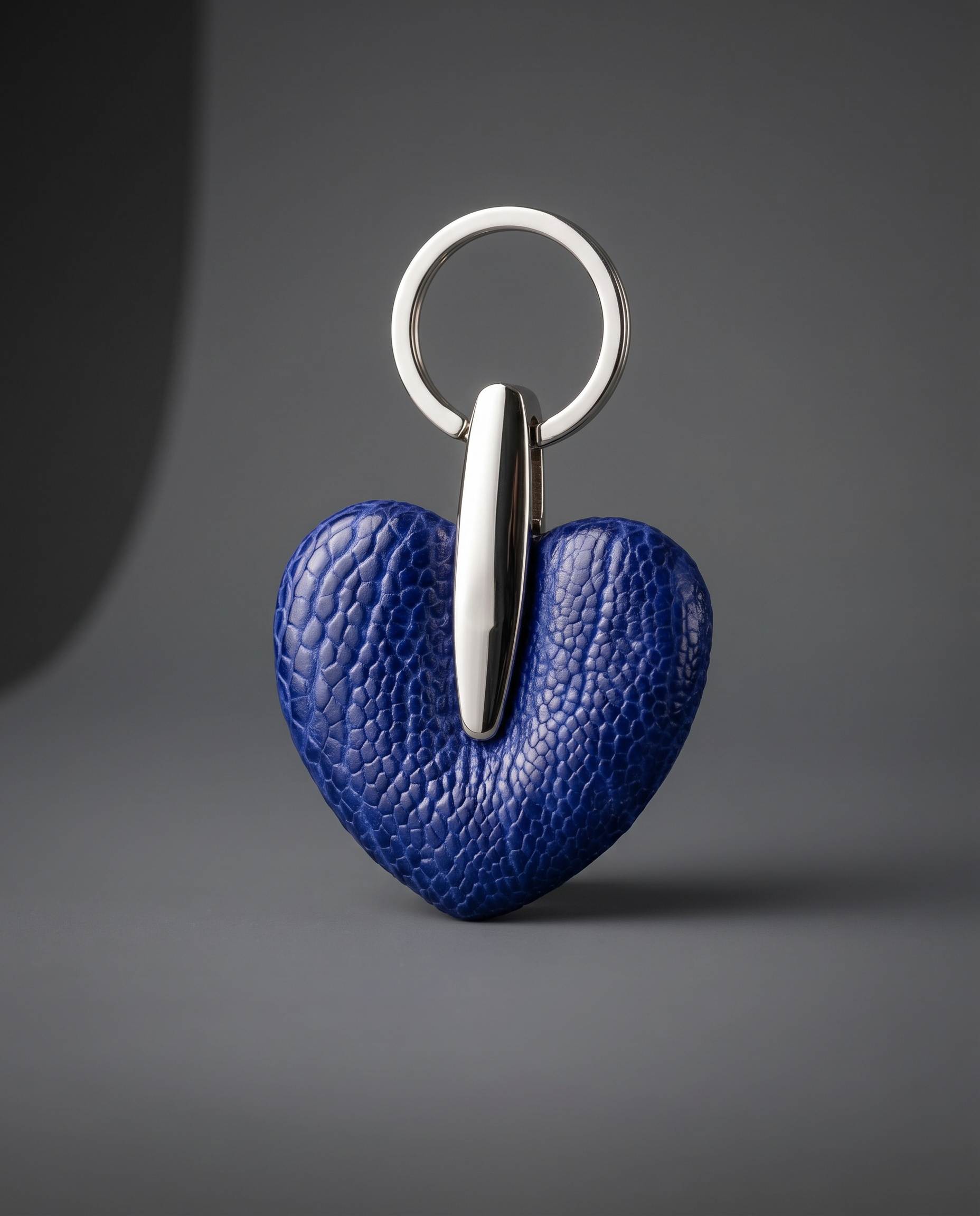 Heart Shaped Keyring - Ost Leg Mod Blue