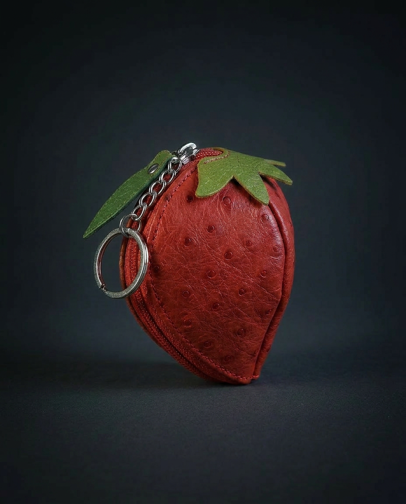 Large Strawberry Coin Pouch - Ost Quill