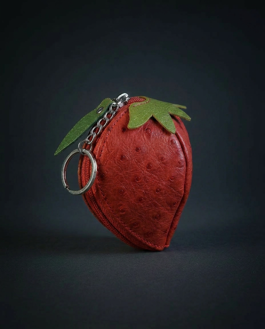Large Strawberry Coin Pouch - Ost Quill
